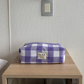 Cosmetiquera Large Gingham