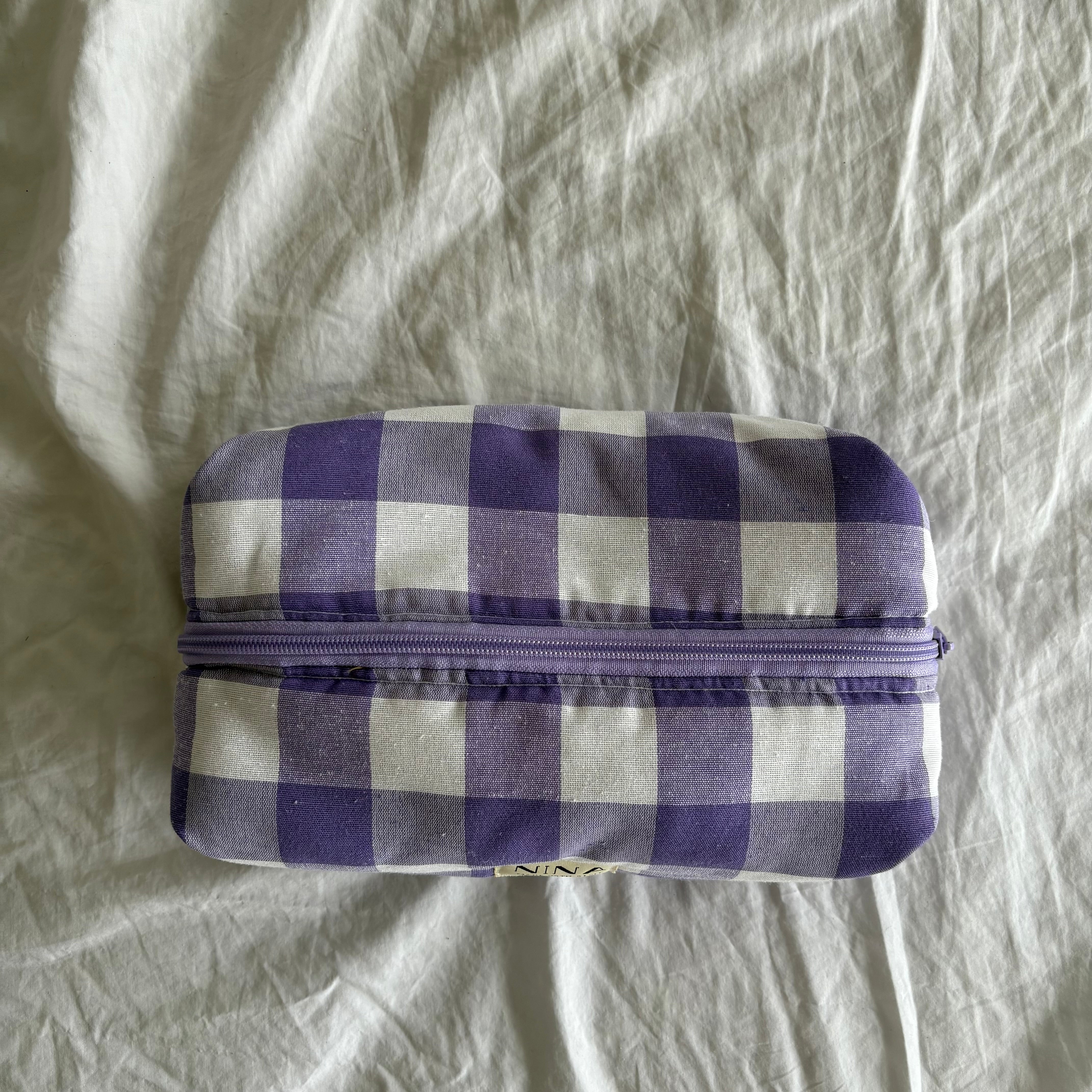 Cosmetiquera Large Gingham