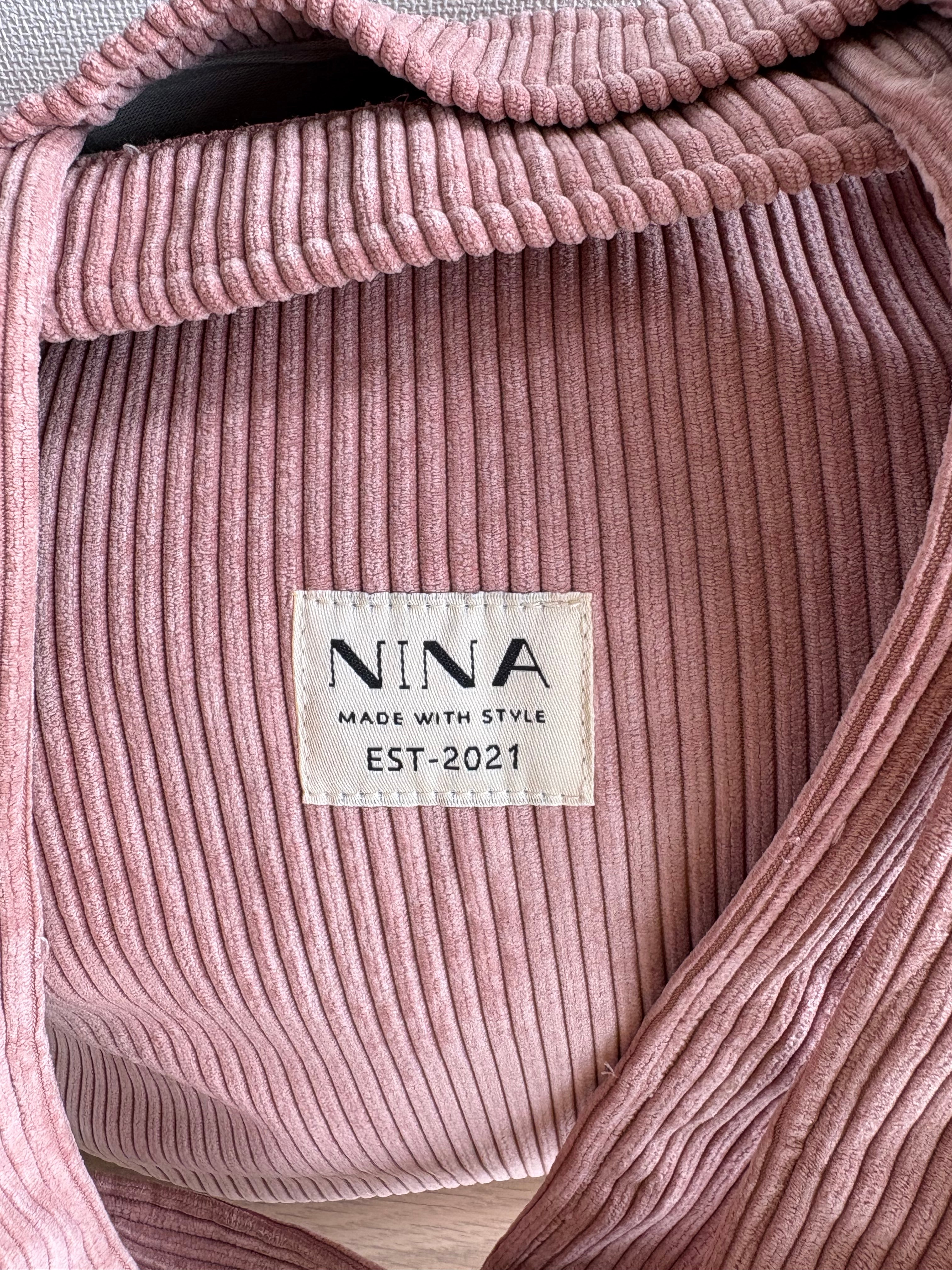 Amber Pink Corduroy Tote Bag Lisa