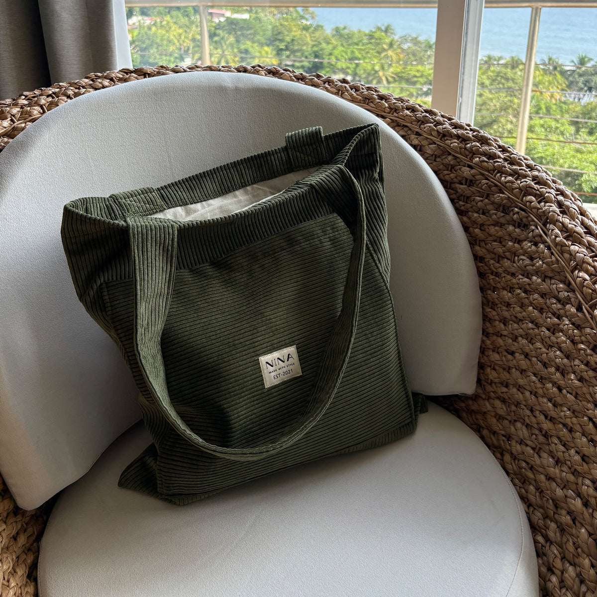Tote Bag Soft Olive