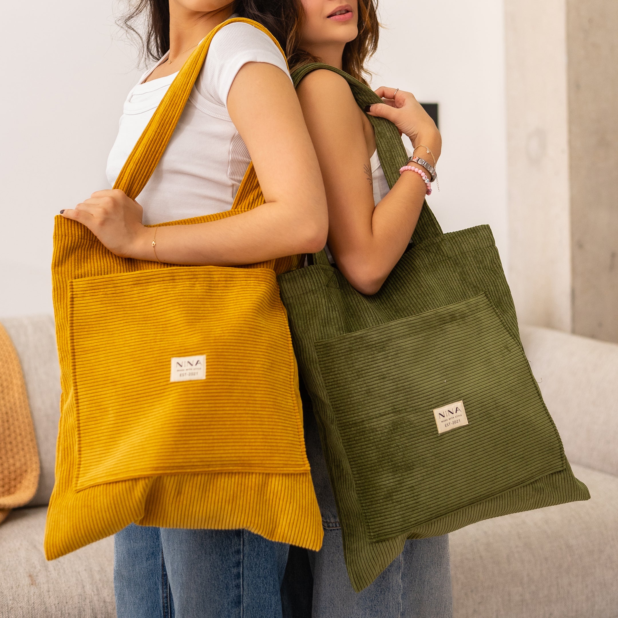 Tote Bag Soft Olive
